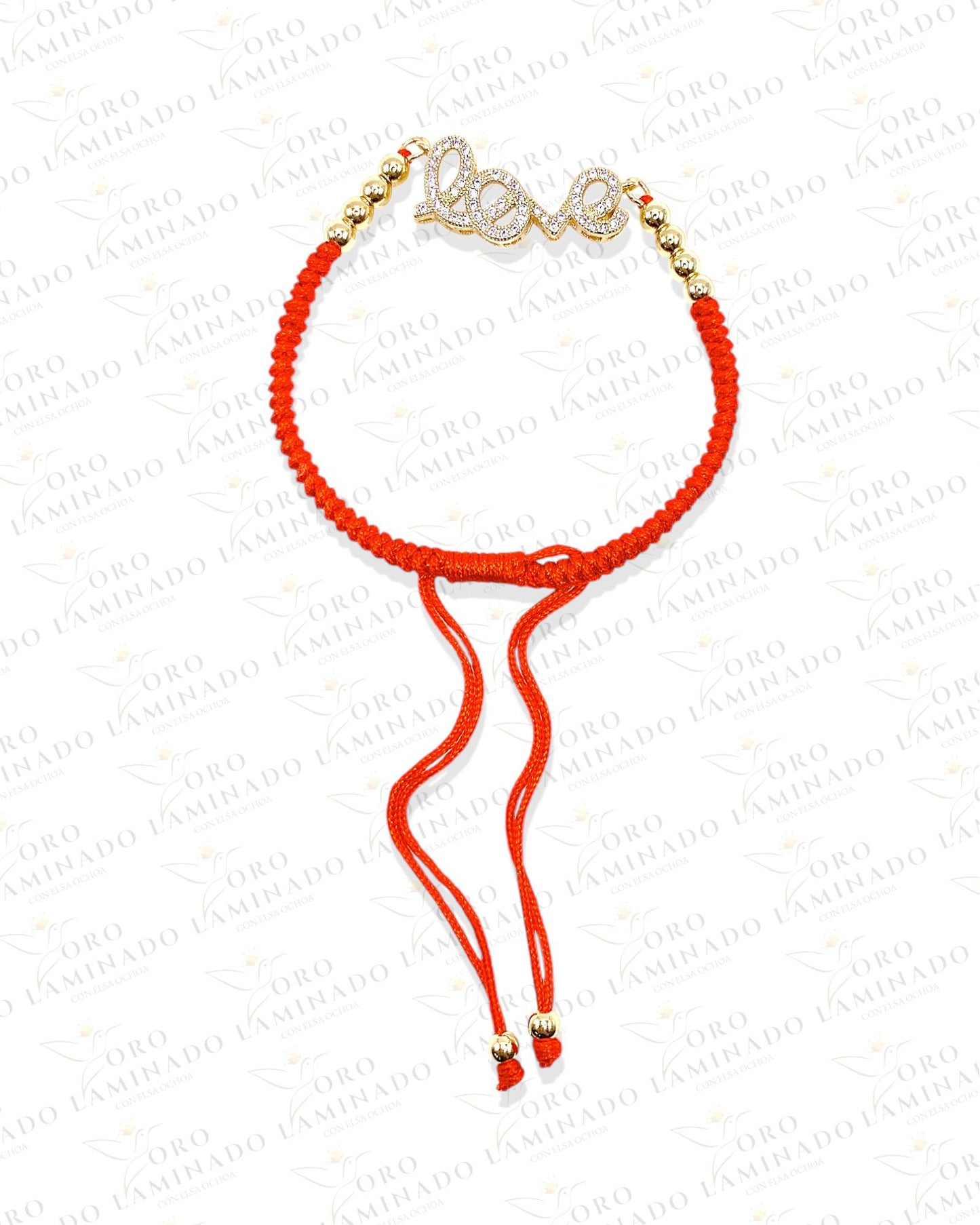 Red Love Bracelet (14k Gold Filled) G116