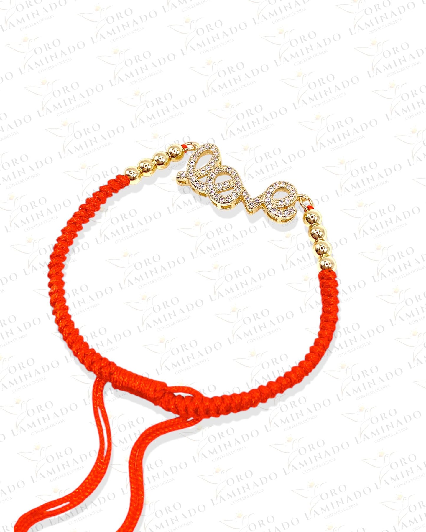 Red Love Bracelet (14k Gold Filled) G116