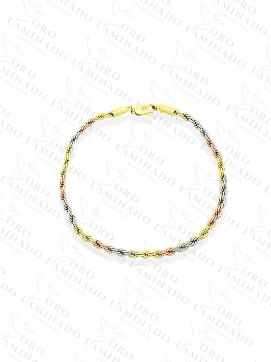 High Quality Three Toned Rope Bracelet C46