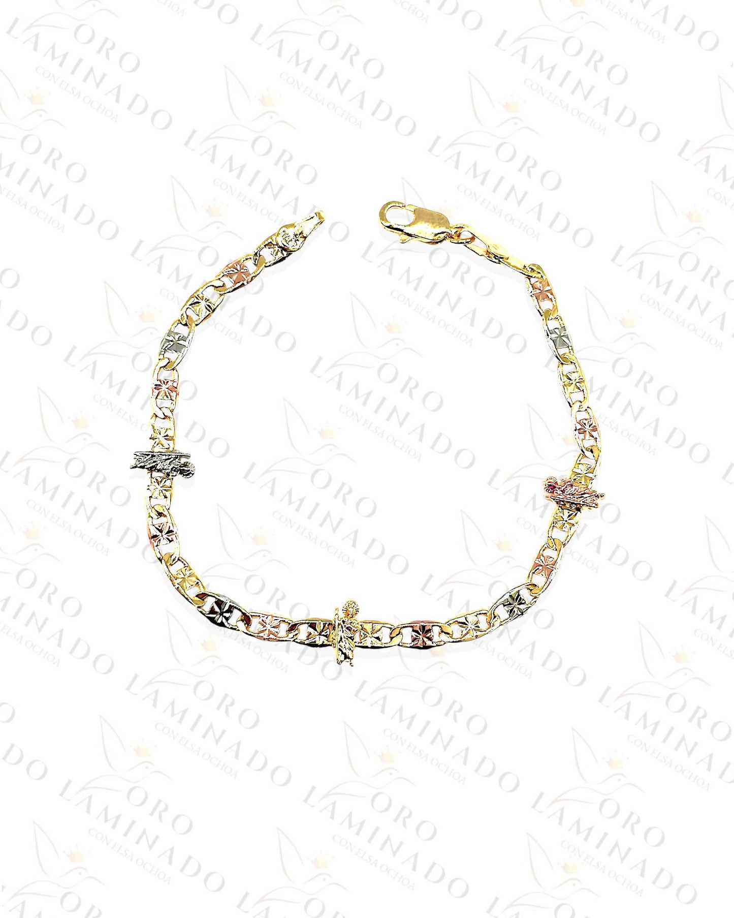 Three Tones Saint Judas Bracelet Y414