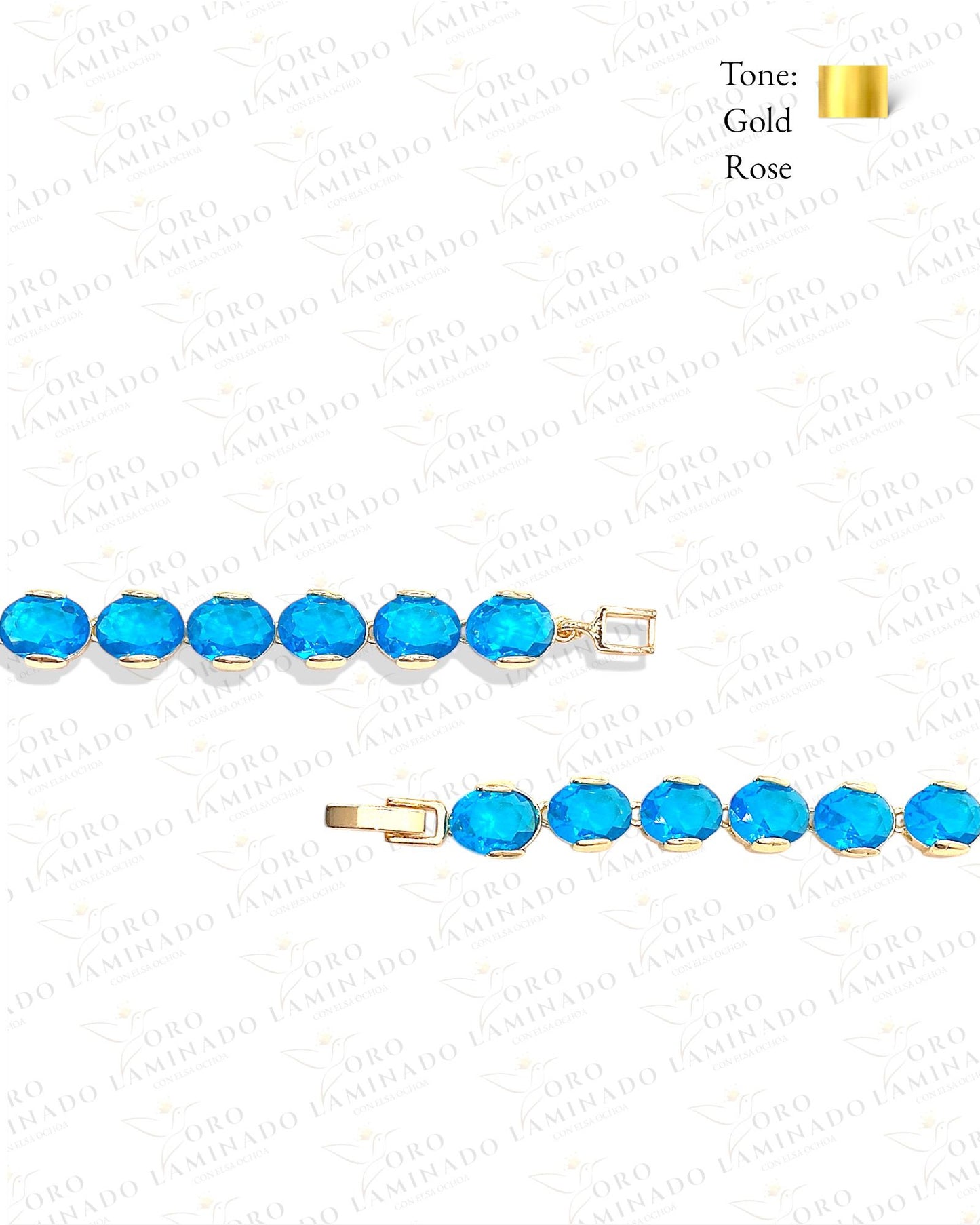 Blue Zirconia Bracelet G223