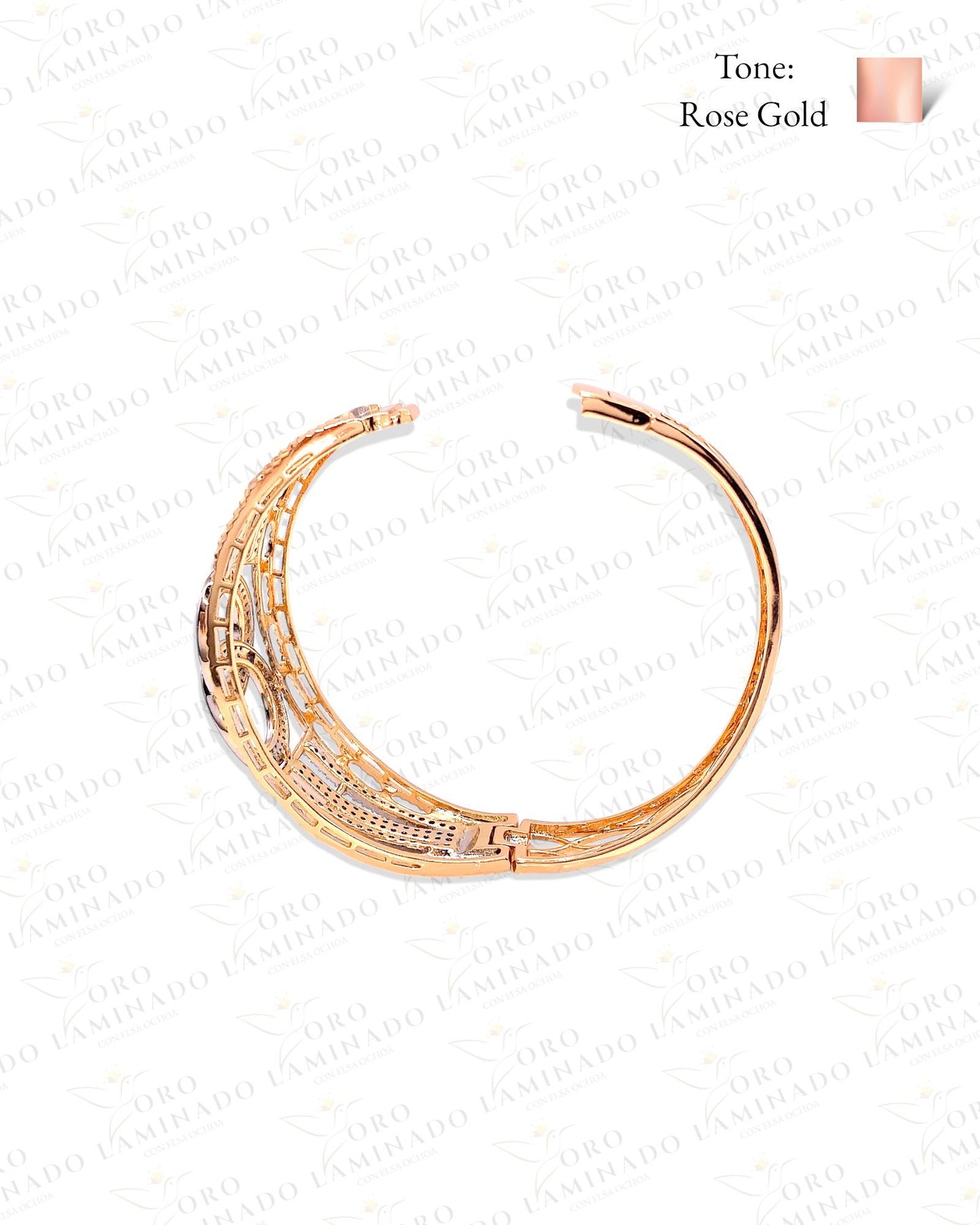 Round Linked Bangle bracelet R209