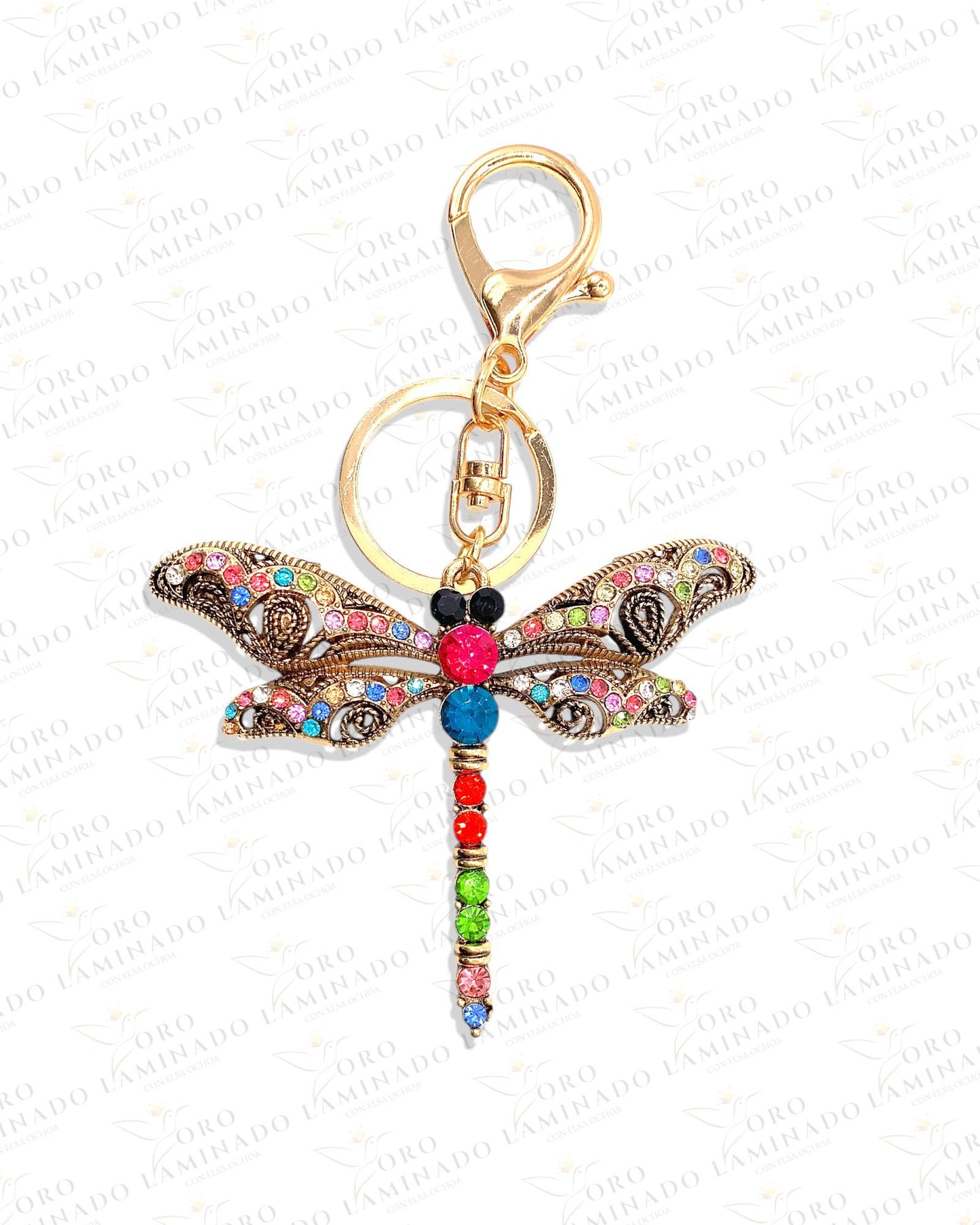 Dragonfly Keychain (Gold Filled) G138