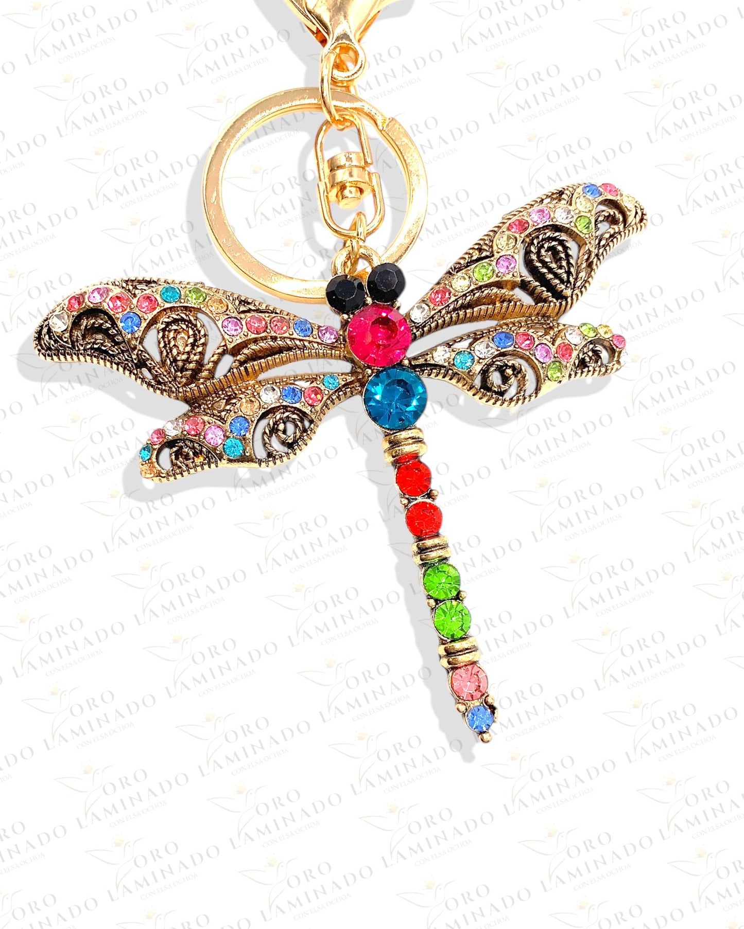 Dragonfly Keychain (Gold Filled) G138