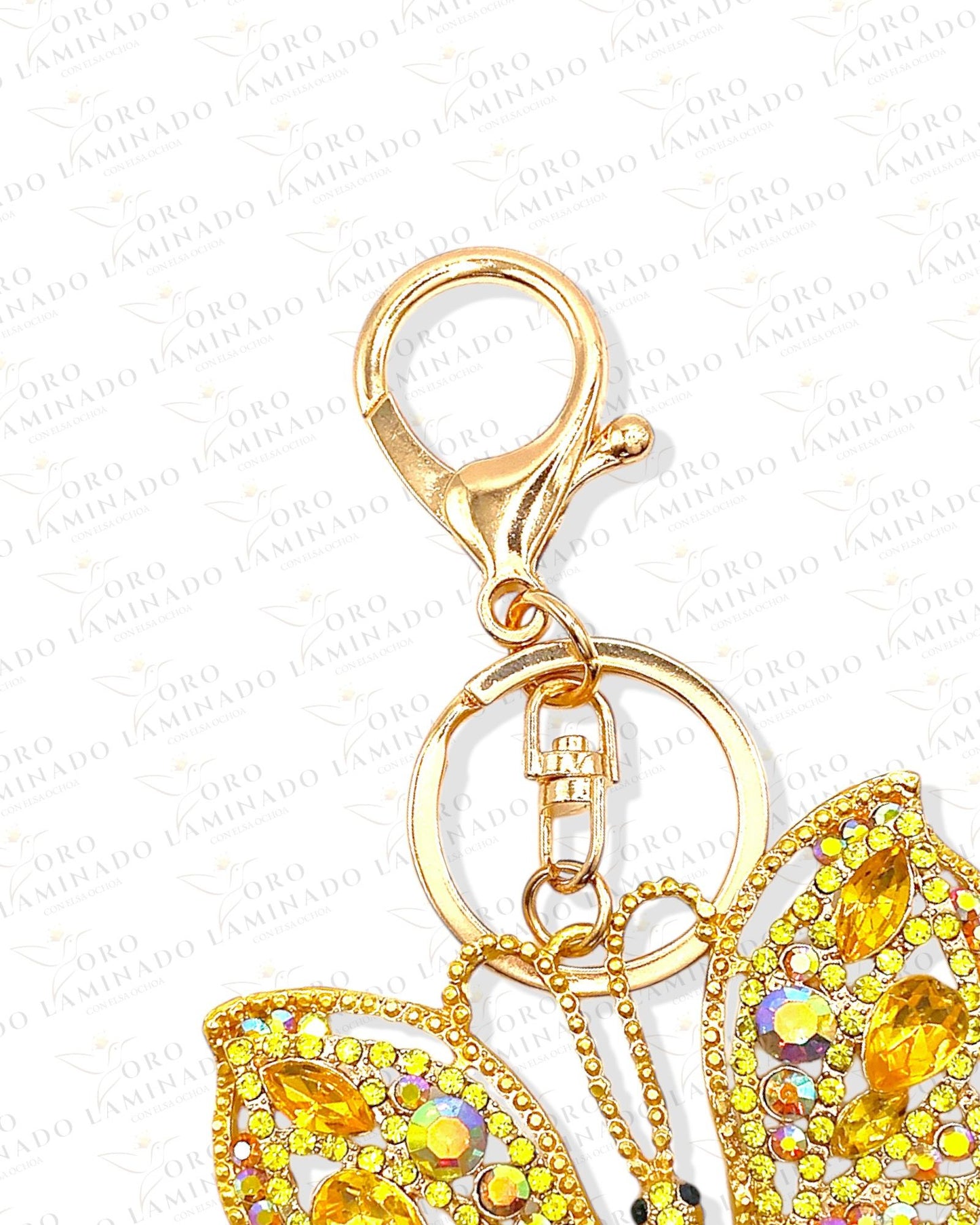 Yellow Butterfly Keychain G71