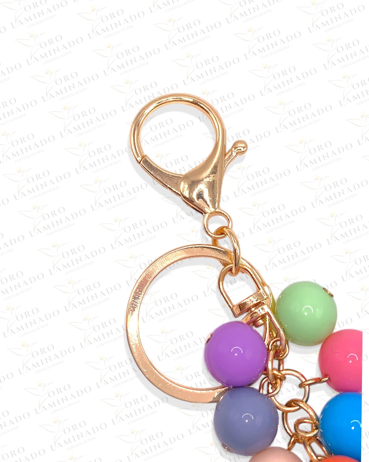 Bear keychain with balloons B329