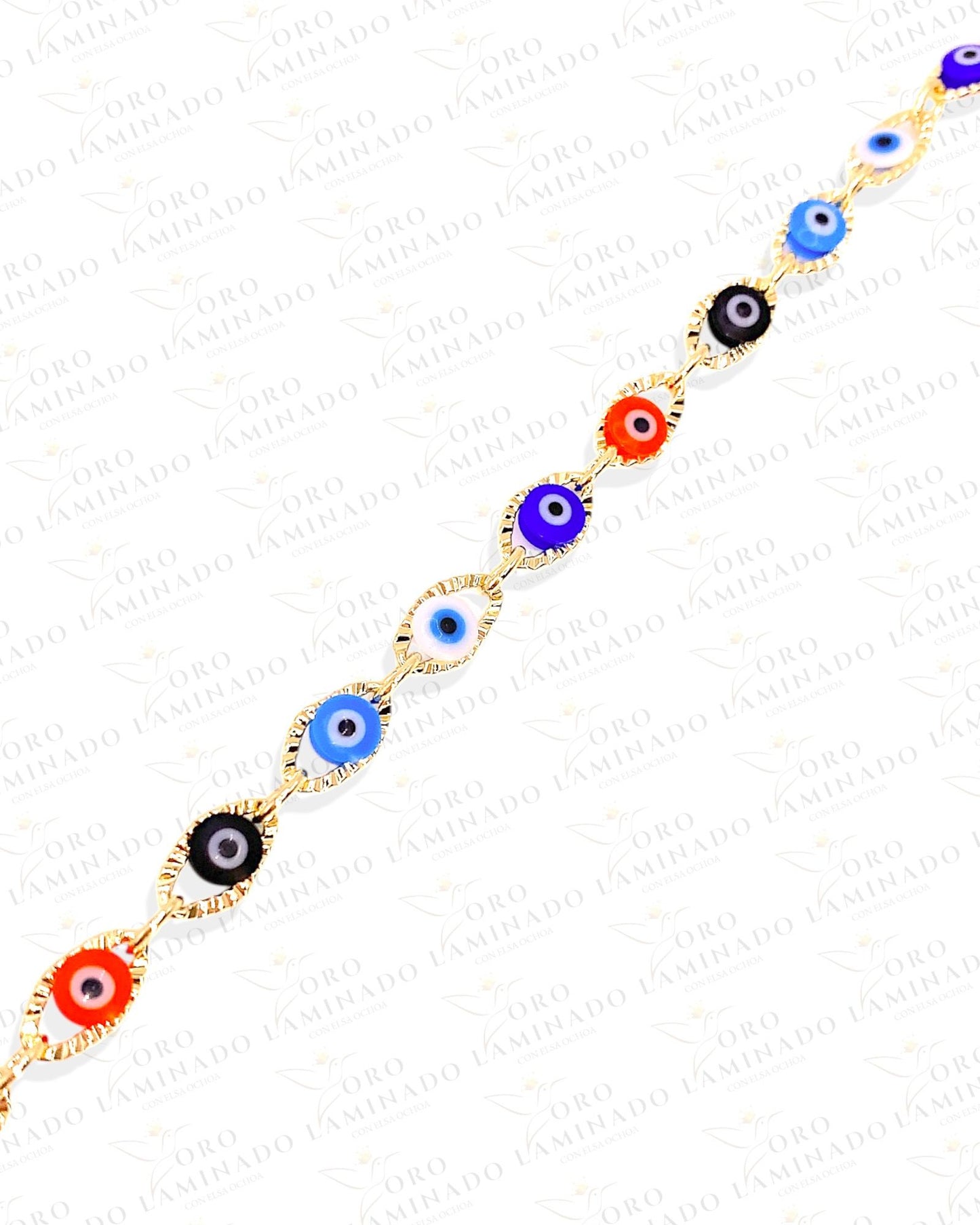 Multicolor Evil Eye Bracelets (Pack of 6) G146