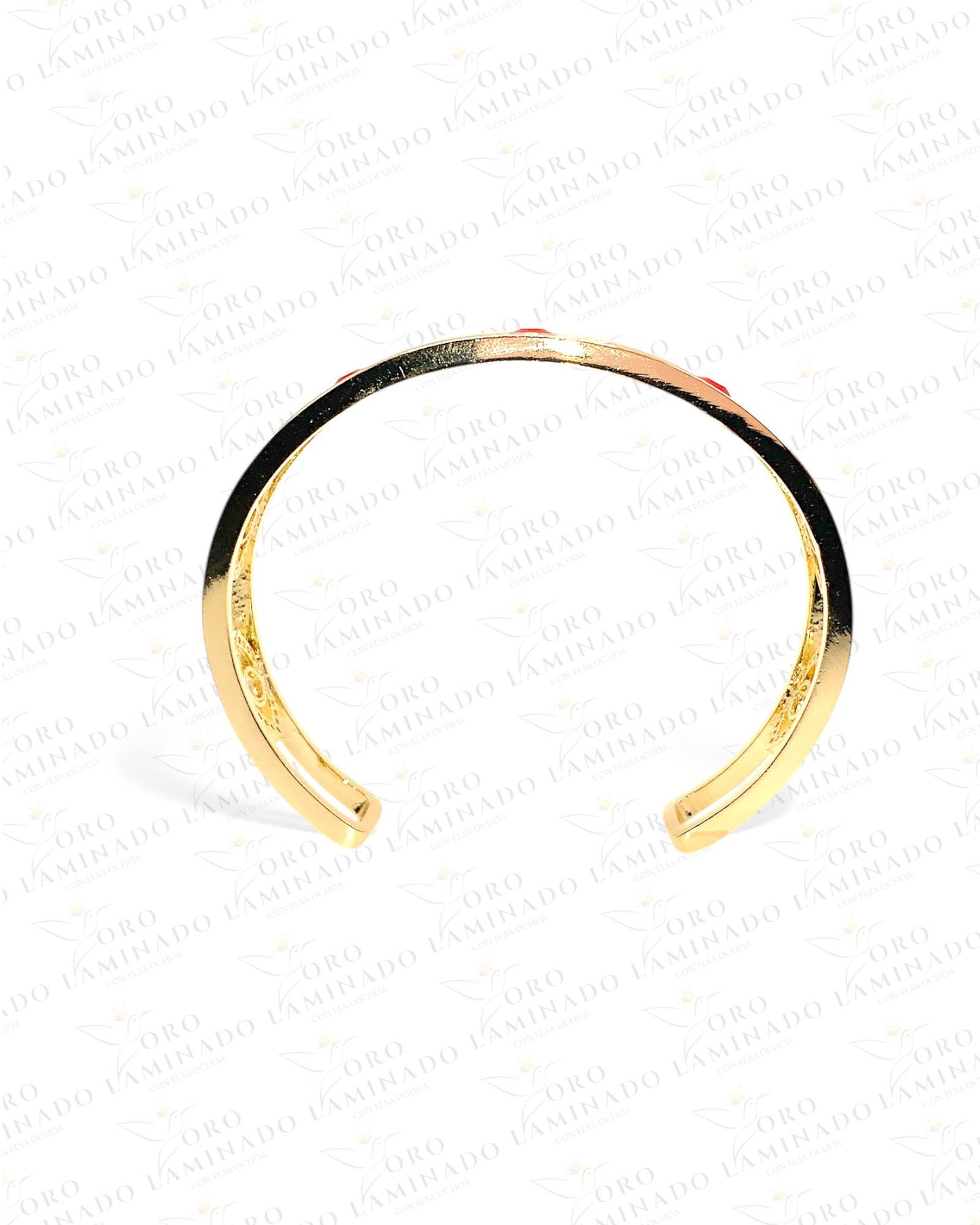 Gold Filled Red Evil Eye Bracelet Y67