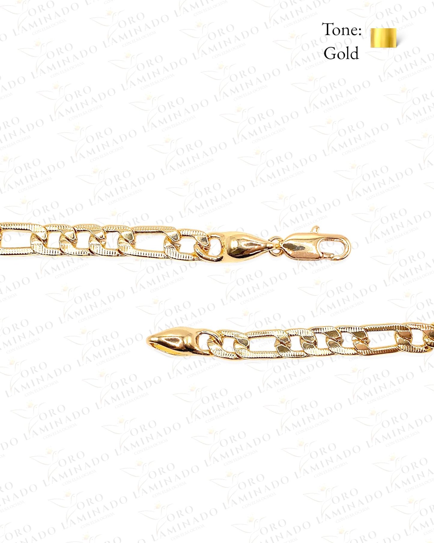 Gold Filled 8.5” San Judas Figure Bracelets (Pack of 6) R3