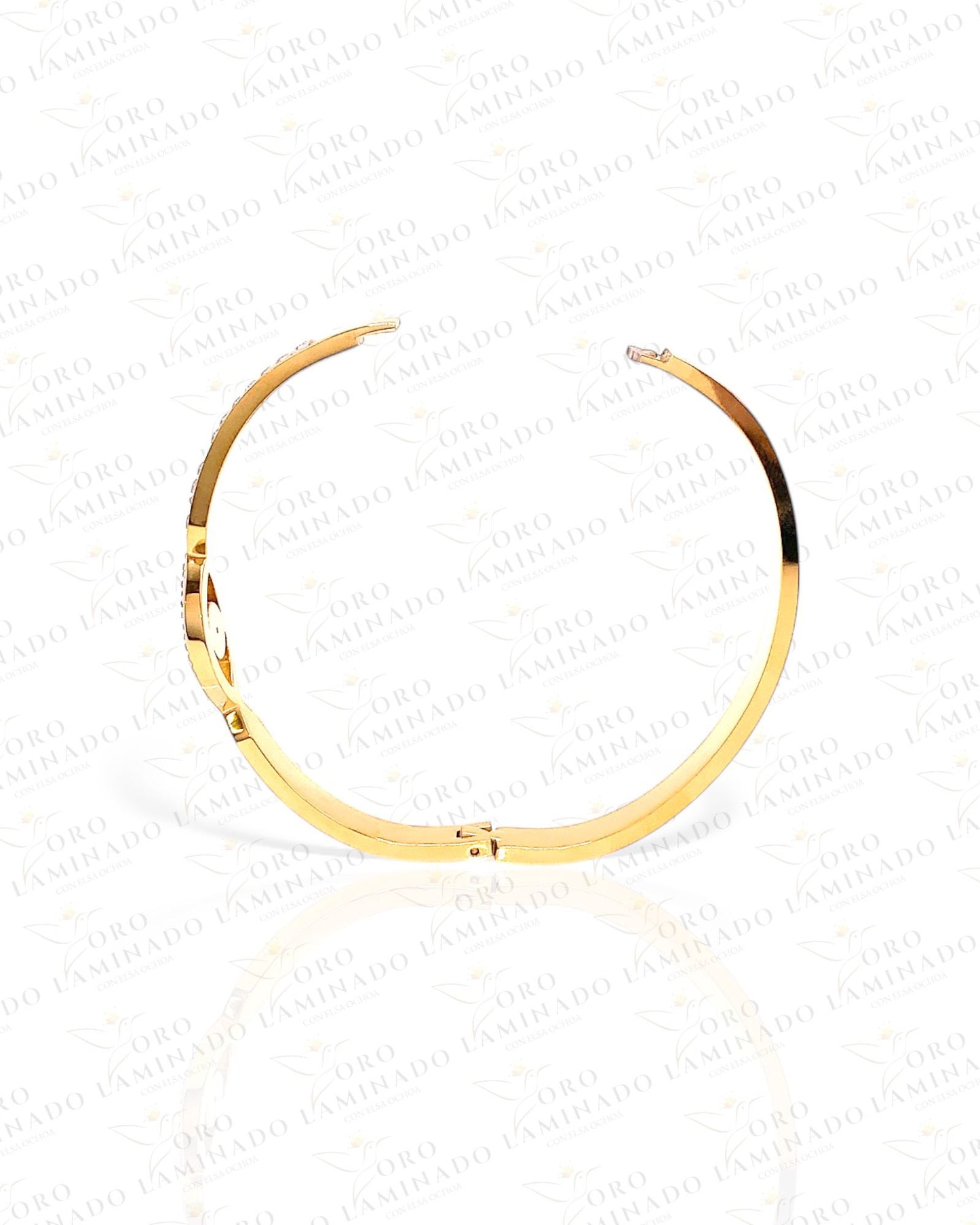 Clear Stone Eye Stainless Steel Bracelet C174