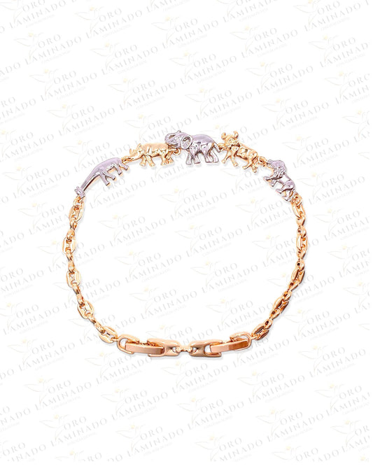 Gold Filled  Bracelet with animals G278