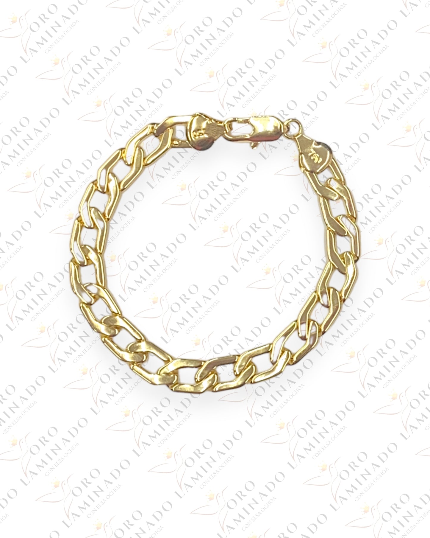 Squared Cuban Linked Bracelet B116