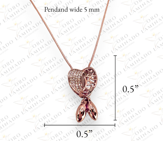 Heart necklace R316