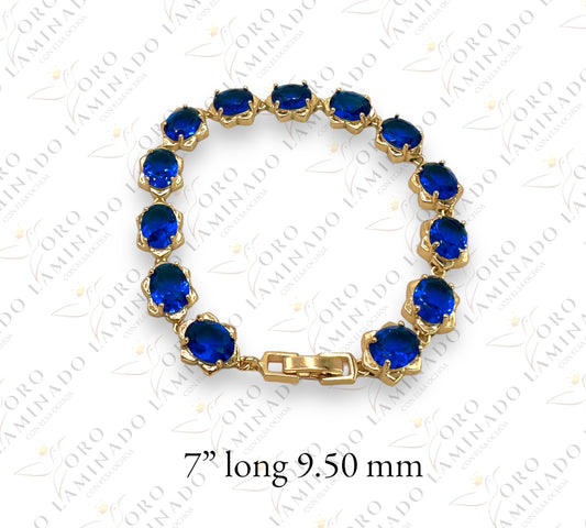 Gold blue bracelet G70