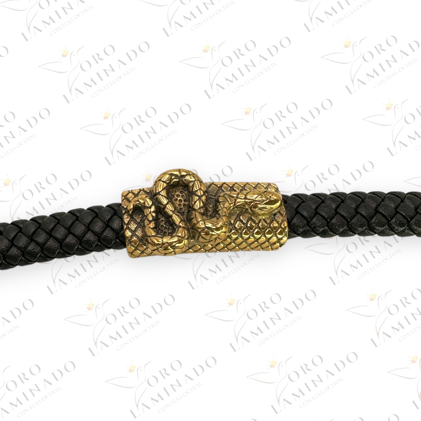 Steel bracelet with snake B259