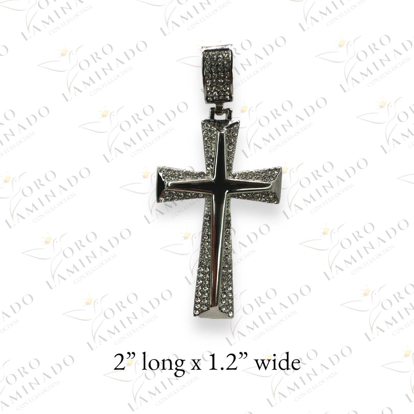Cross pendant with Stones Y343