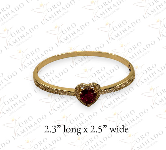 Red heart bracelet G144