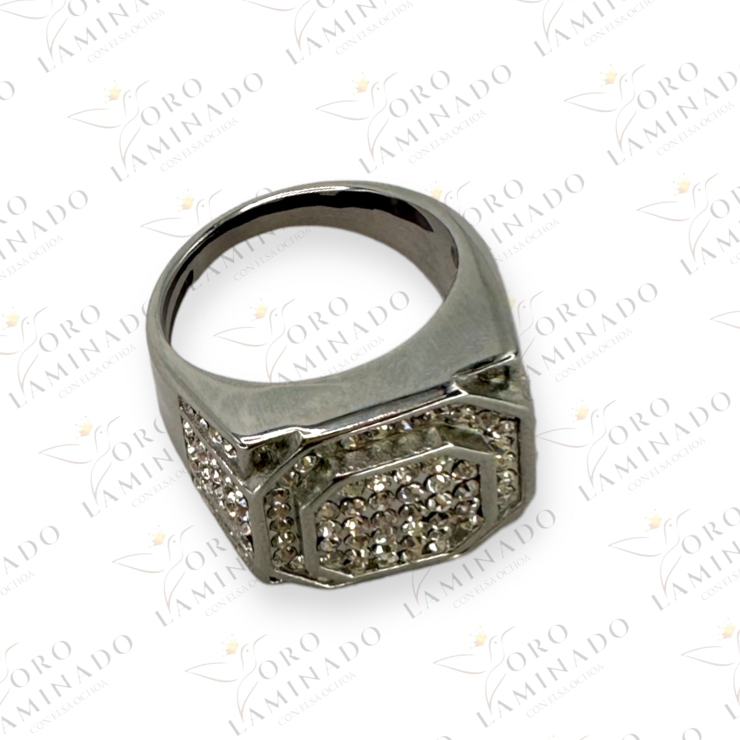 Pave Silver ring Y271