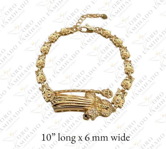 San Benito bracelet with shiny plate G8