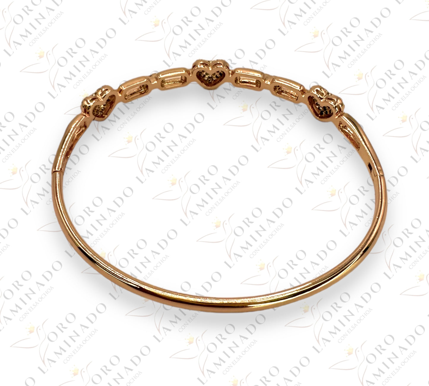 High Quality Sparkling Hearts Bracelet G41