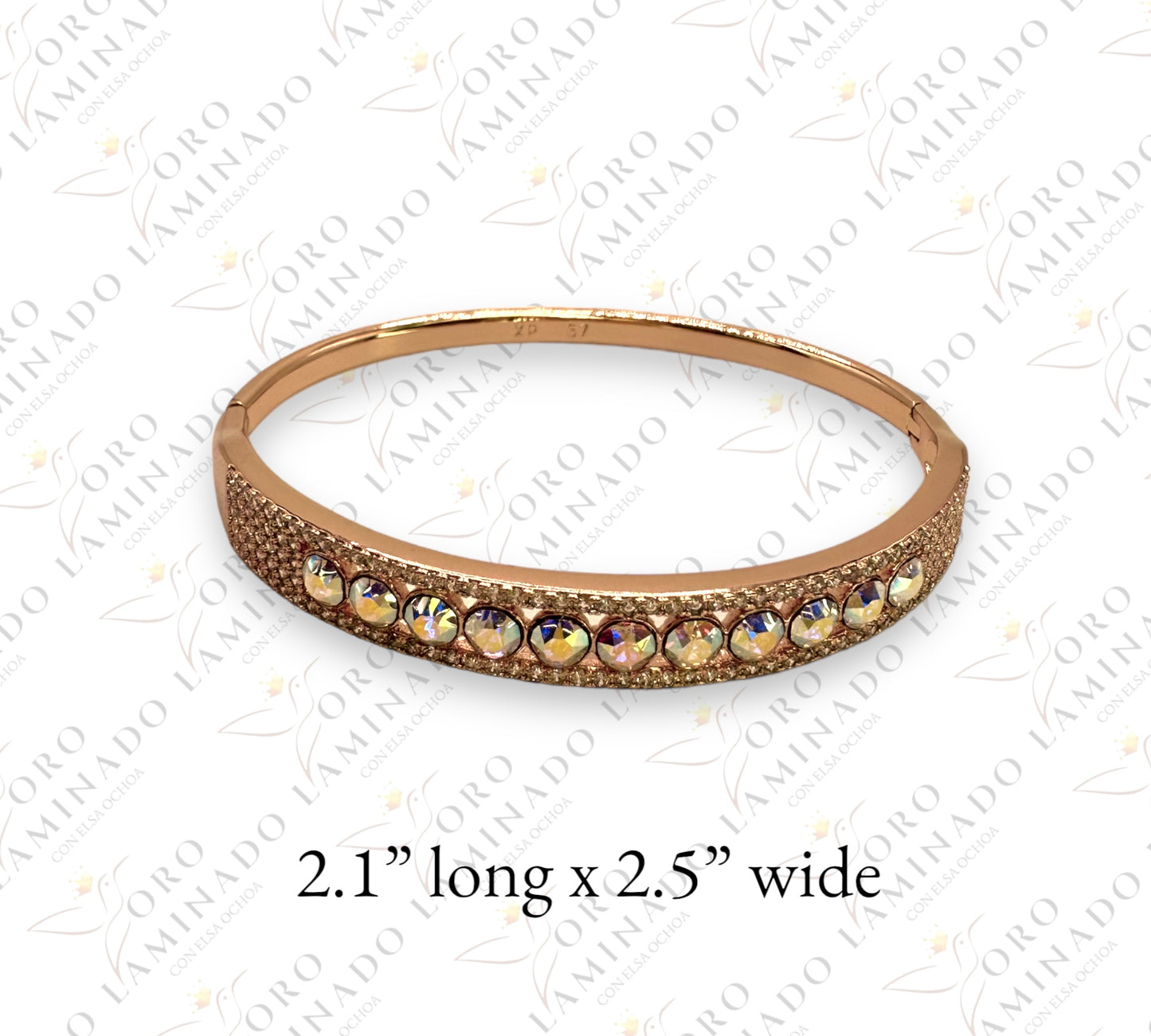 Shiny rose gold bracelet G39