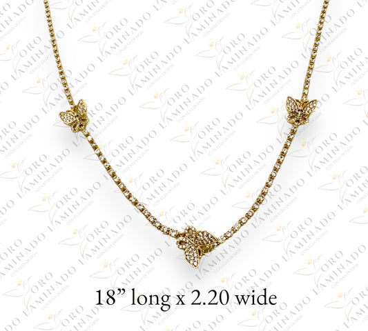 Butterfly necklace Y146