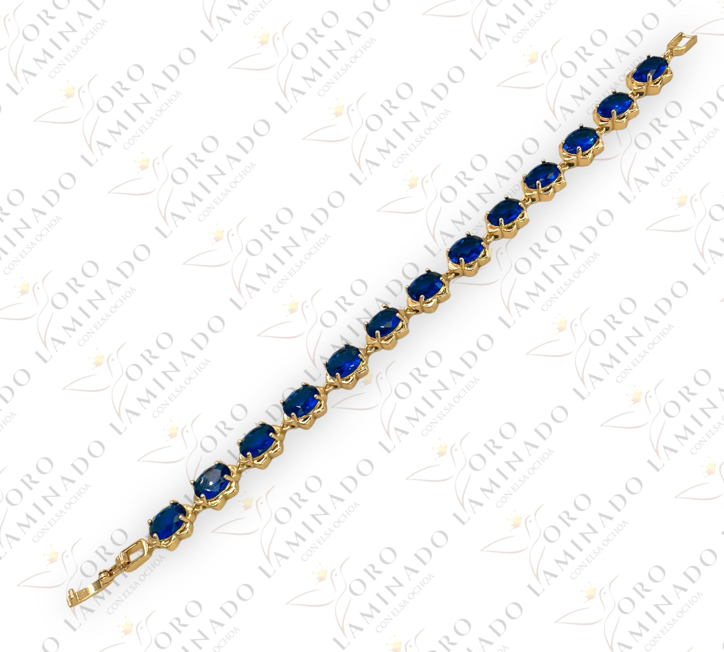 Gold blue bracelet G70