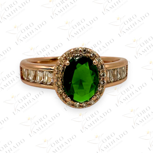 Green ring with Stones Y317