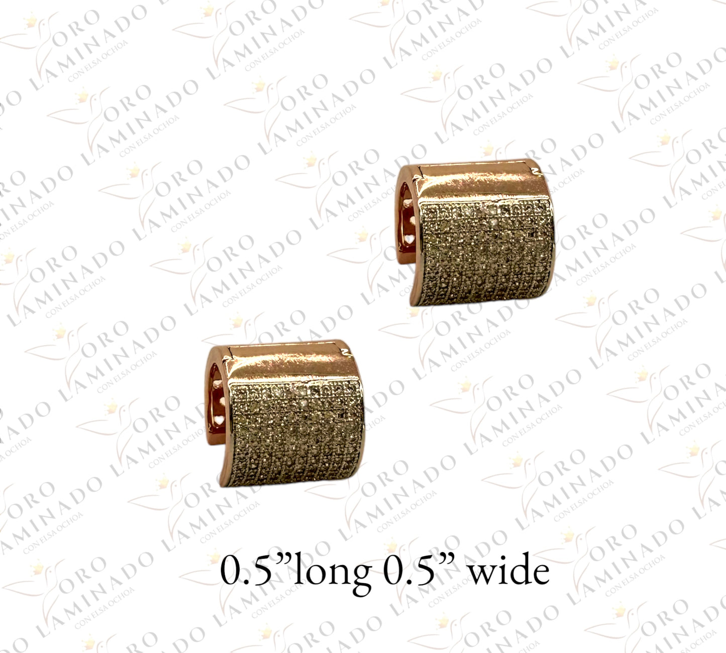 Rose gold earring G177