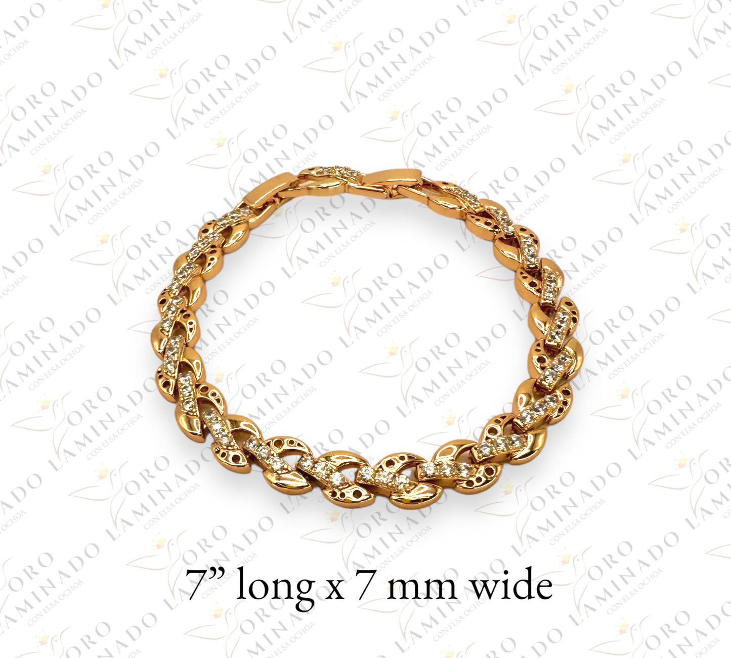 High Quality Cuban chain with Stones B304