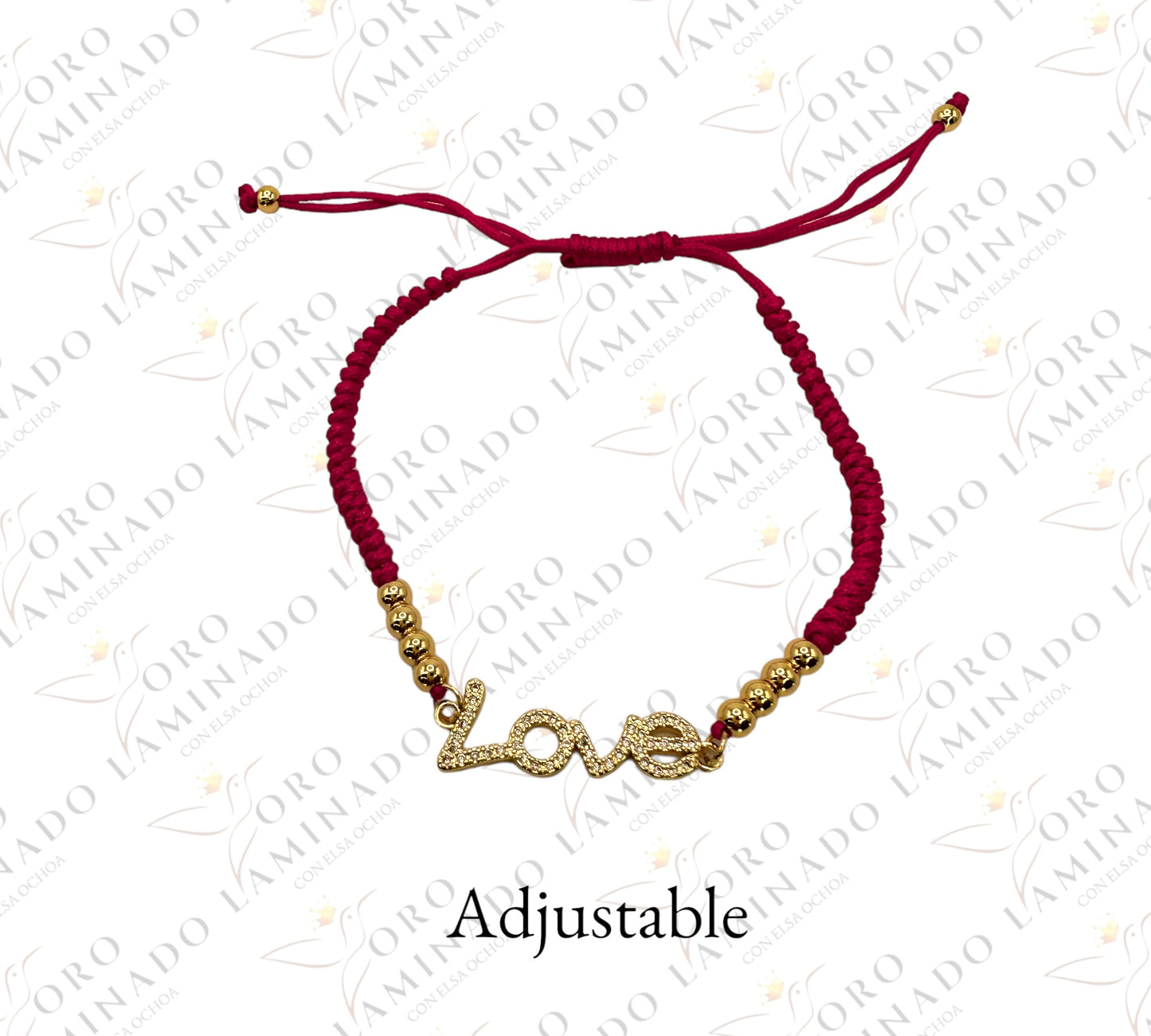 Red "love" bracelet G110