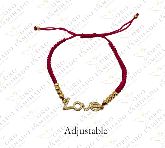 Red "love" bracelet G110