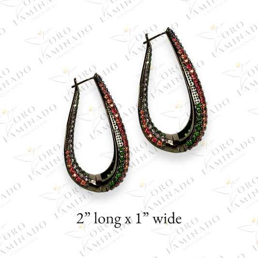 Multicolored earring Y269