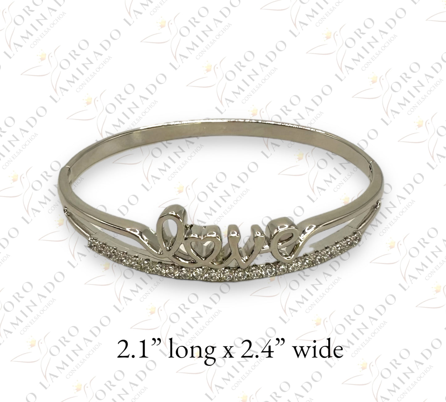 Silver love bracelet G43