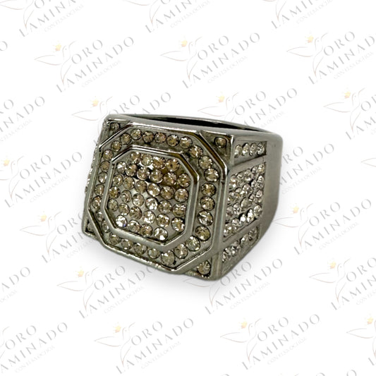 Pave Silver ring Y271