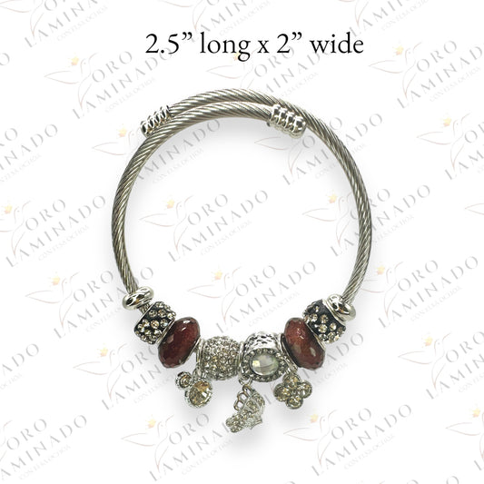 Silver Charm bracelet R359