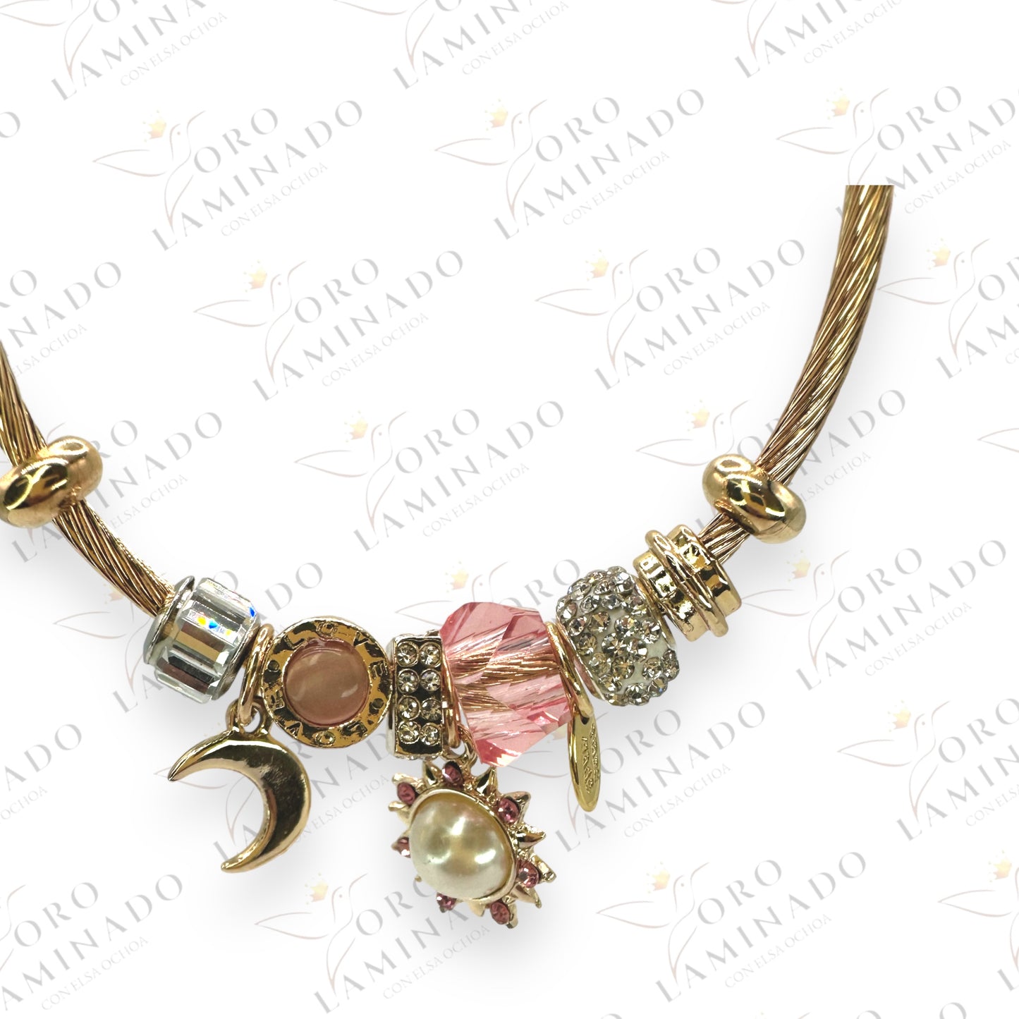 Golden Charm bracelet R358