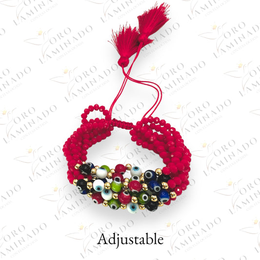 Red weekly bracelet B197