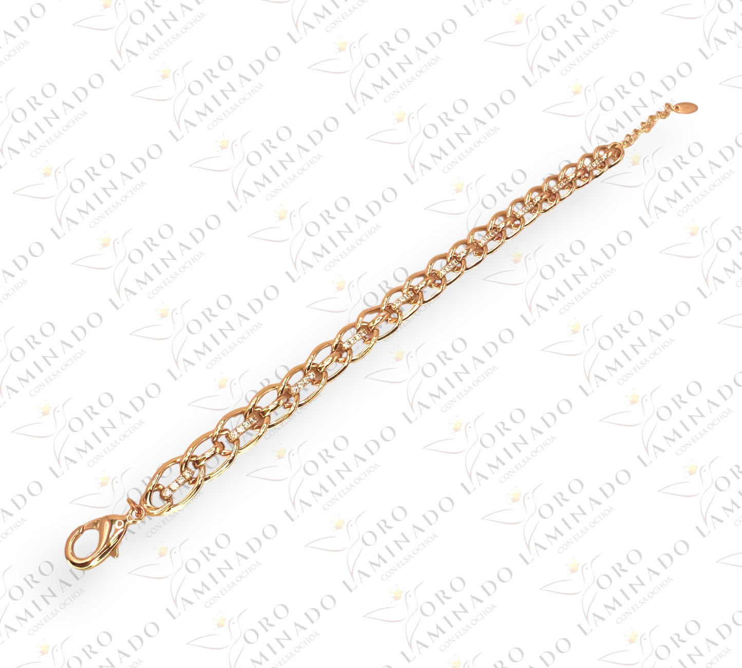 High Quality Braided chain with Stones B305