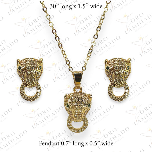 Panther necklace set R102