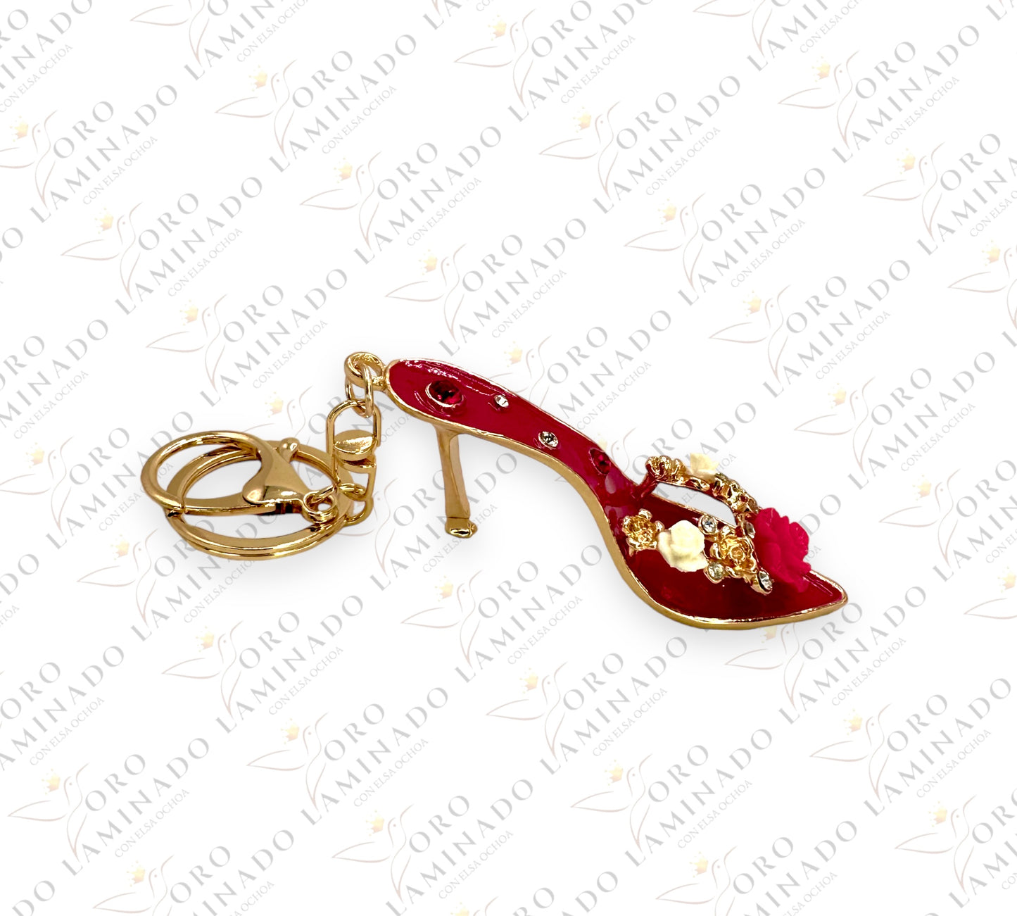 Red high heel keychain B330