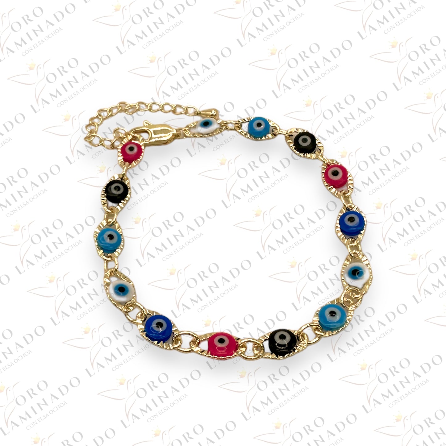 Colorful eyes bracelet (pack of 6) G146