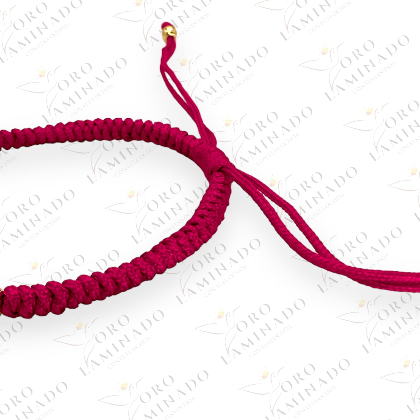 Red leaf bracelet B78