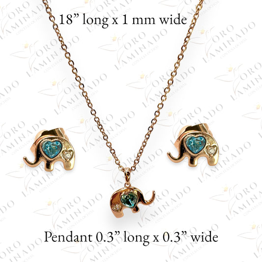 Elephant necklace set R98