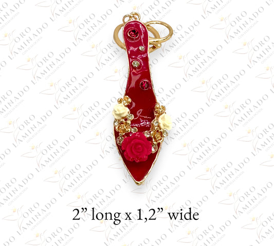 Red high heel keychain B330