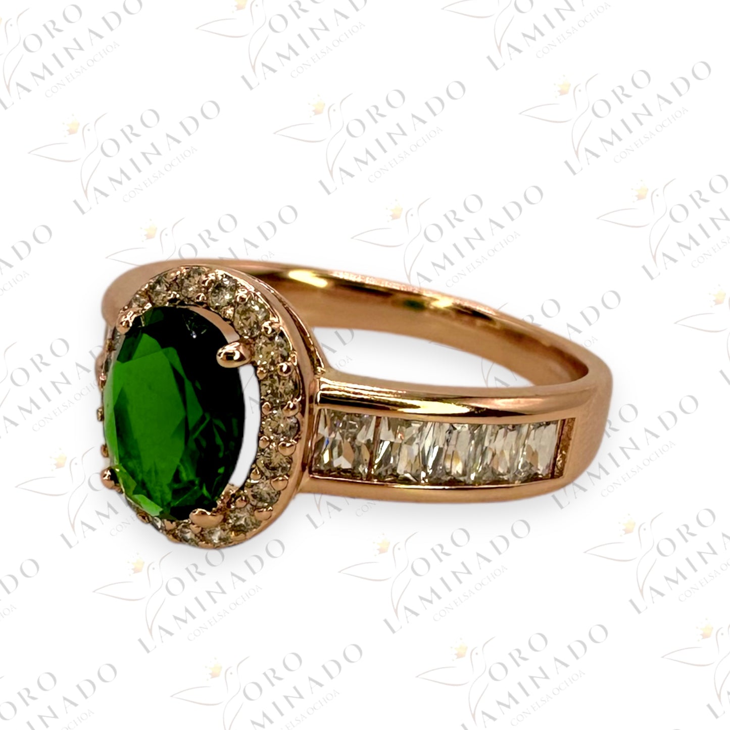 Green ring with Stones Y317