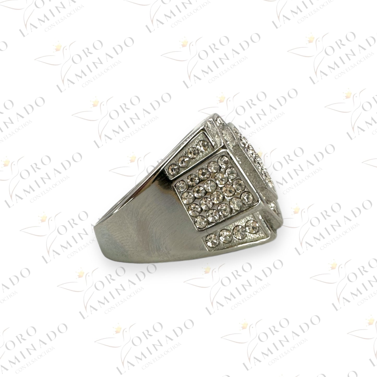 Pave Silver ring Y271