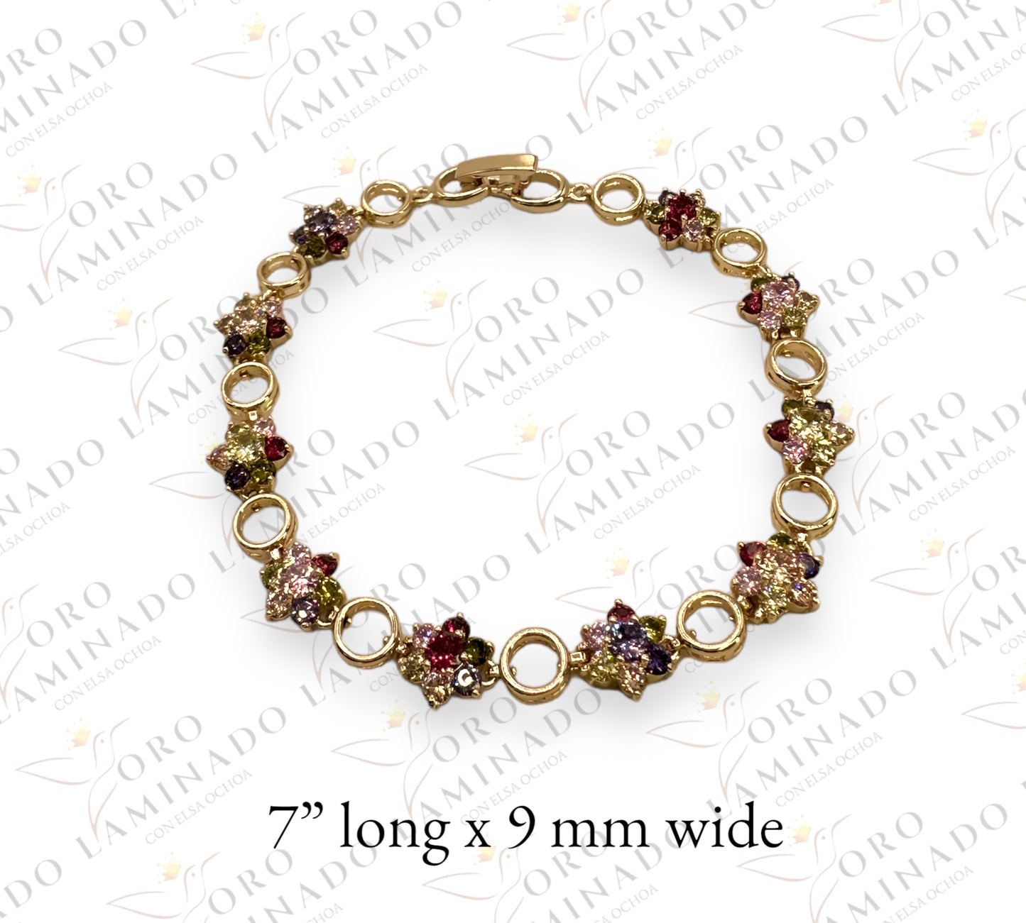 Multicolored stone bracelet G134