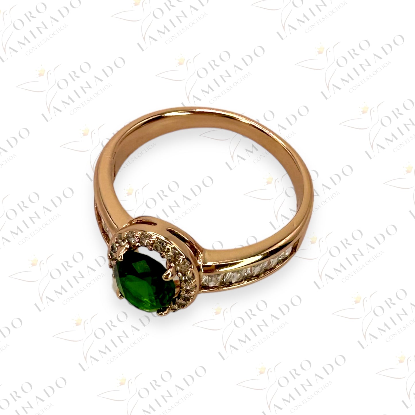 Green ring with Stones Y317