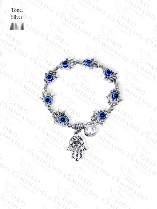 Hamsa Charm Bracelet Silver R44